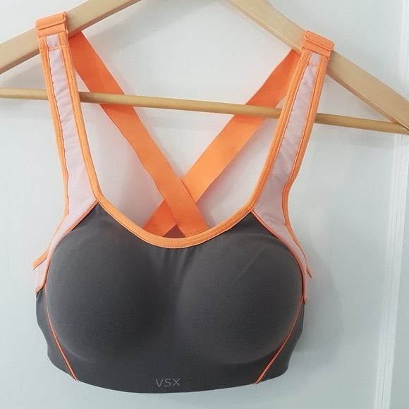 Victoria's Secret Other - Victorias Secret Colorful Racerback Adjustable Strap Padded Sports Bra Sz 32B